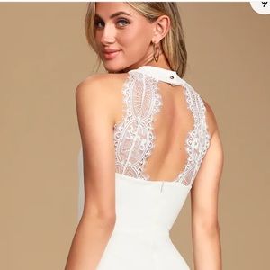 Lulus never worn white lace dress